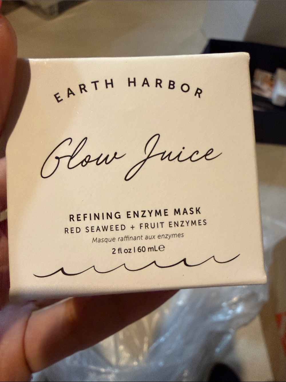 Earth Harbor Glow Juice Refining Enzyme Mask — Cream